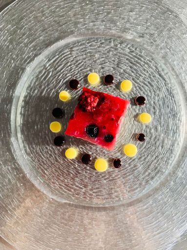 Cheesecake a freddo con frutti di bosco