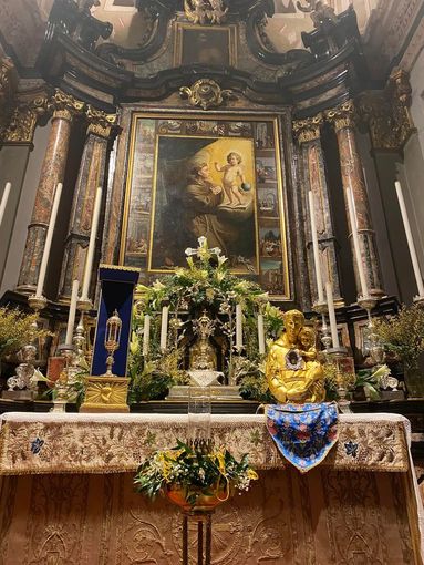 Al Santuario di Anzino la messa per ‘la lingua di Sant’Antonio” Al Santuario di Anzino la messa per ‘la lingua di Sant’Antonio”