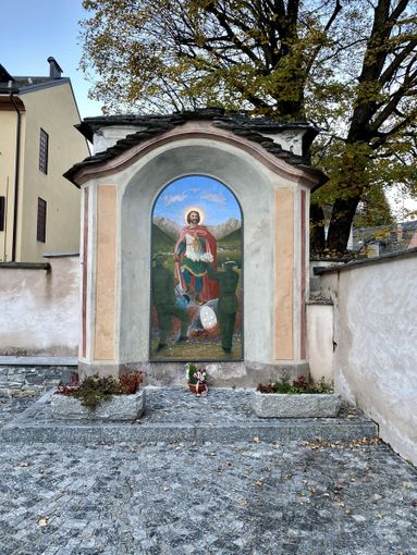 È stato inaugurato a Santa Maria il dipinto di San Maurizio, patrono degli Alpini