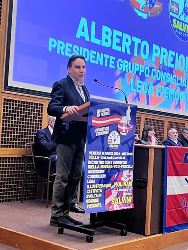 Preioni (Lega): “Incontro territori a Biella: straordinaria occasione di confronto, avanti col buon governo del Piemonte” Preioni (Lega): “Incontro territori a Biella: straordinaria occasione di confronto, avanti col buon governo del Piemonte”
