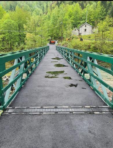 Borgomezzavalle, si lavora per mettere in sicurezza i ponti sull'Ovesca Borgomezzavalle, si lavora per mettere in sicurezza i ponti sull'Ovesca