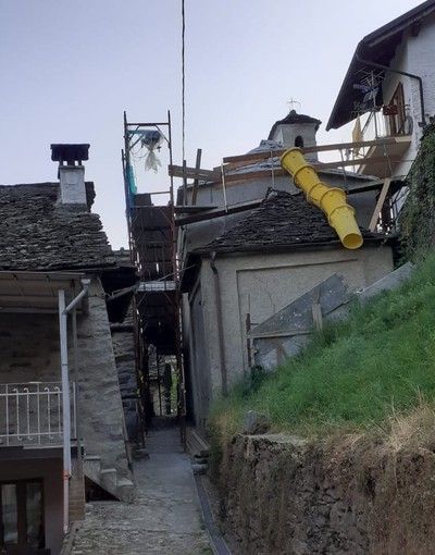 Saranno tolti i ponteggi all'oratorio di Barboniga Saranno tolti i ponteggi all'oratorio di Barboniga