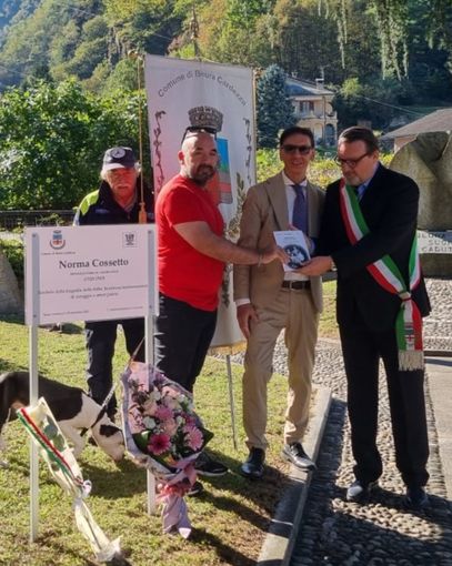Inaugurata a Beura la targa in ricordo di Norma Cossetto