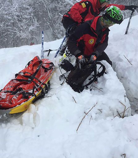 Alpinista infortunato ad un ginocchio sul Monte Cazzola