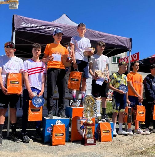 Ciclismo, Soldarini terzo in volata a Venasca