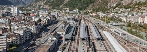 La stazione ferroviaria di Briga (Foto Ffs)