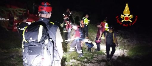 Due escursionisti in difficoltà soccorsi ai piani della Rossa