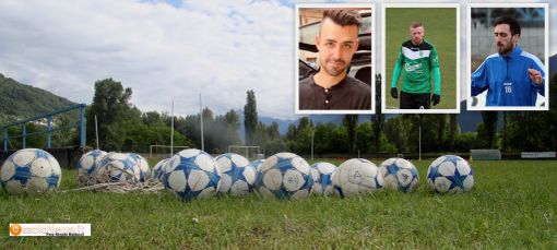 Nella foto: da sinistra Schirru, Margaroli e Fabio Martinella Nella foto: da sinistra Schirru, Margaroli e Fabio Martinella