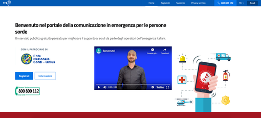 112, il numero unico di emergenza è ora accessibile anche ai non udenti