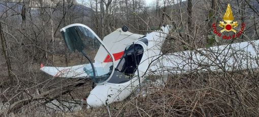 Ultraleggero precipita a Premosello, feriti i due occupanti svizzeri