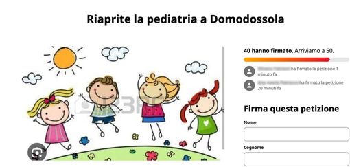 Dea del San Biagio senza posti letto per i bambini, lanciata una raccolta firme