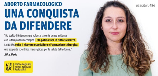 “Aborto farmacologico. Una conquista da difendere”. Anche in ​Piemonte​ la campagna dell’Uaar