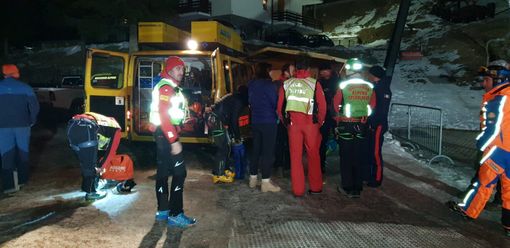 Scialpinista infortunato sopra Goglio, soccorsi in azione Scialpinista infortunato sopra Goglio, soccorsi in azione