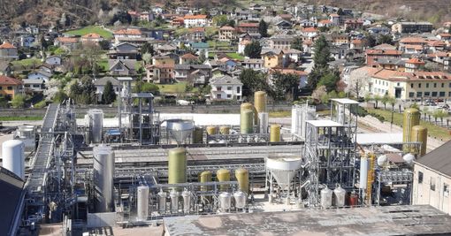 Lo stabilimento Hydrochem Italia di Pieve Vergonte (la foto è tratta dal sito della società chimica) Lo stabilimento Hydrochem Italia di Pieve Vergonte (la foto è tratta dal sito della società chimica)