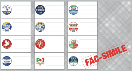 Elezioni europee: ecco il fac-simile della scheda elettorale