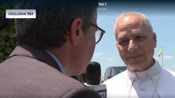 Papa Leone XIV al Tg1: "Mettiamoci insieme per cercare una soluzione alla guerra" Papa Leone XIV al Tg1: "Mettiamoci insieme per cercare una soluzione alla guerra"
