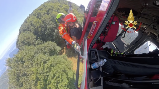 Escursionisti si perdono nei boschi di Mergozzo: salvati dai Vigili del fuoco