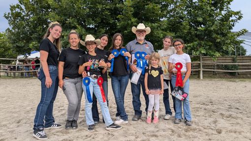 I cavalieri dell'Acero Rosso Ranch premiati a Roma FOTO