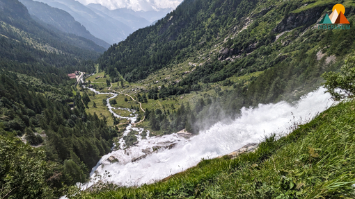 La cascata della Toce da Valdo