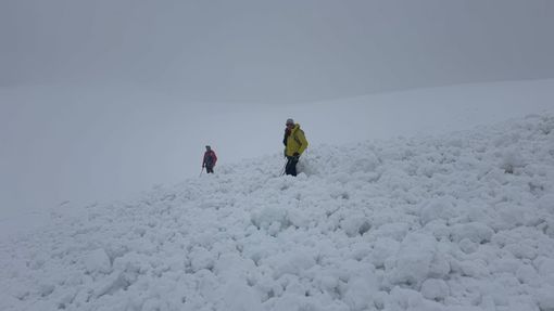 In salvo i due alpinisti bloccati sul versante valdostano del Monte Rosa In salvo i due alpinisti bloccati sul versante valdostano del Monte Rosa