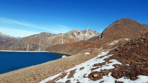La pale eoliche del passo del Gries