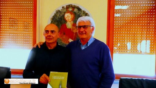 Pierangelo Molini (a sinistra) con il sindaco Renato Punchia Pierangelo Molini (a sinistra) con il sindaco Renato Punchia