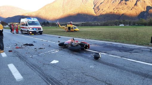 In prognosi riservata il motociclista ferito nell'incidente sul piano di Villadossola In prognosi riservata il motociclista ferito nell'incidente sul piano di Villadossola