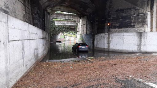 Il nubifragio fa paura anche a Domodossola