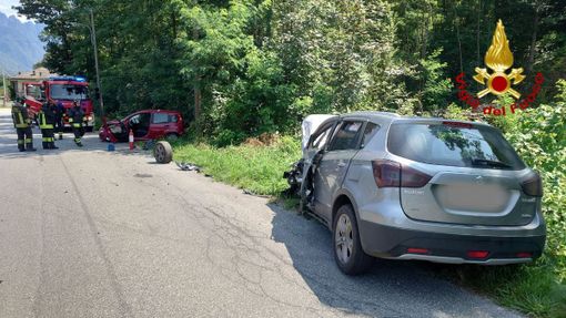 Incidente stradale a Megolo, un ferito Incidente stradale a Megolo, un ferito