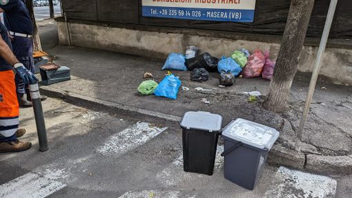 Rifiuti abbandonati in centro a Villadossola: arrivano le multe Rifiuti abbandonati in centro a Villadossola: arrivano le multe