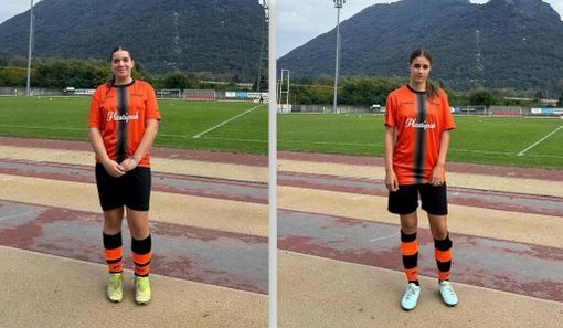 A sinistra Chiara Zambonini, a destra Mia Marijke Pelganta