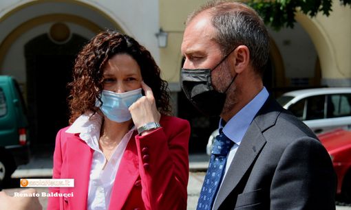 L'assessore Caucino in visita al Villaggio operaio L'assessore Caucino in visita al Villaggio operaio