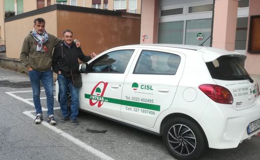 Anteas Cisl Vco, consegnata l' autovettura per il trasporto di anziani e persone fragili