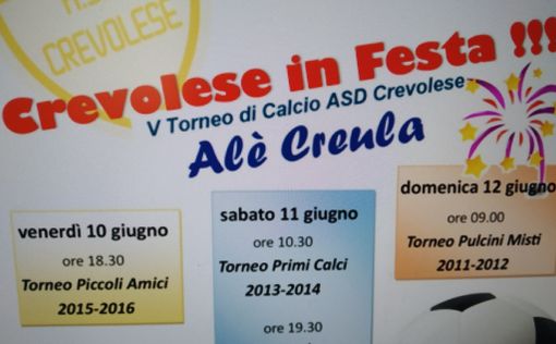 Tre giorni di festa con la Crevolese Tre giorni di festa con la Crevolese