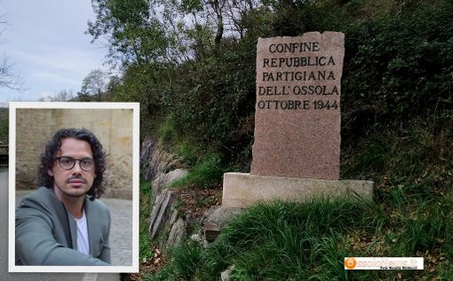 Foto: i confini della Repubblica dell'Ossola e nel riquadro Stefano Scacchetti Foto: i confini della Repubblica dell'Ossola e nel riquadro Stefano Scacchetti
