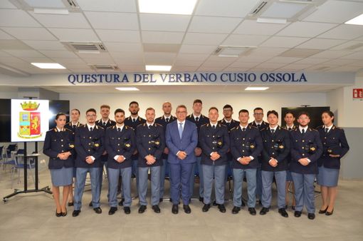 Polizia, diciassette nuovi agenti in servizio alla Questura