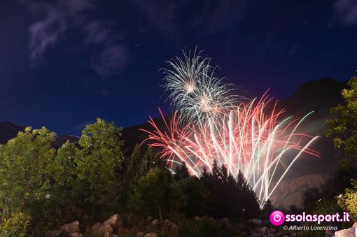 Fuochi d'artificio sabato sera alla Piana Fuochi d'artificio sabato sera alla Piana