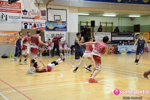 Cestistica in campo contro Biella Cestistica in campo contro Biella