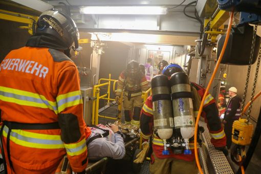 Alcuni momenti dell'esercitazione (foto Bls)