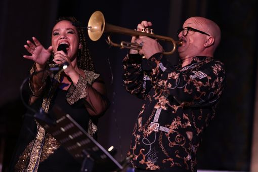 Badrya Razem e Giovanni Falzone