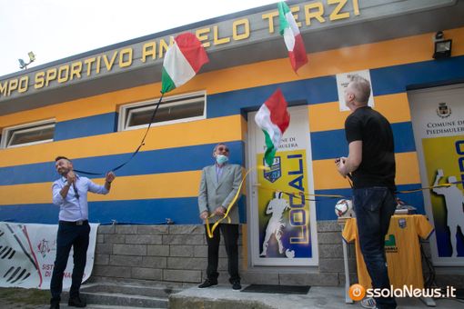 Piedimulera ricorda Angelo Terzi, dedicandogli lo stadio comunale
