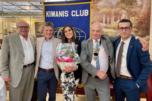 Cristina Zambonini ospite del Kiwanis di Domo