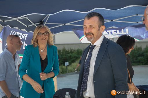 Fratelli d'Italia ha presentato a Domo la candidatura al Senato di Giovanna Pellanda