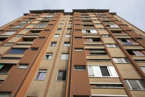Foto d'archivio di case popolari