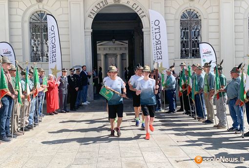 Tappa ossolana per la Staffetta Alpina FOTO E VIDEO Tappa ossolana per la Staffetta Alpina FOTO E VIDEO