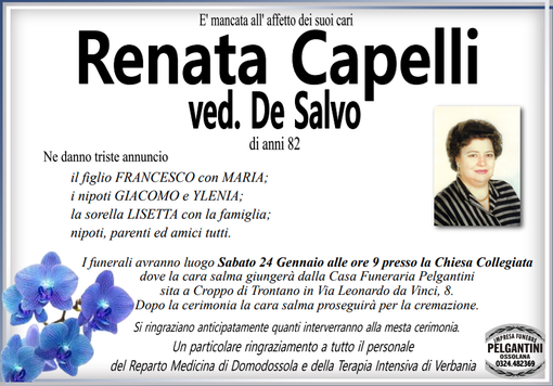 Renata Capelli di anni 82 Renata Capelli di anni 82