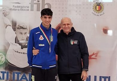 Bocce, Diego Verganti medaglia d’argento agli Italiani di tiro progressivo