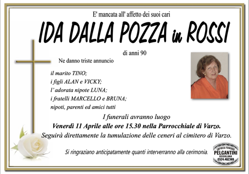 Ida Dalla Pozza in Rossi di anni 90
