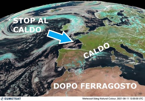 Caldo intenso con qualche sporadico temporale ma dal 17 temperature in calo