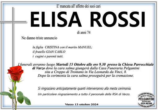 Elisa Rossi di anni 74 Elisa Rossi di anni 74